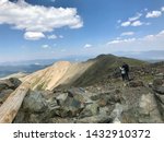 View from atop Wheeler Peak, the tallest mountain in New Mexico.