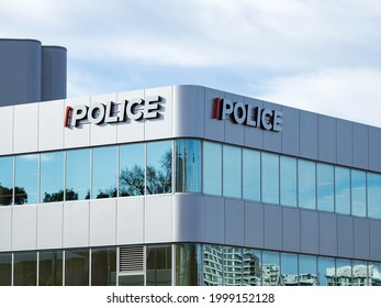 View Of Auckland Police Station Building At College Hill. Auckland, New Zealand - June 21, 2021