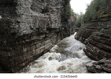 View Of The Ausable River At Ausable Chasm In Keeseville, New York