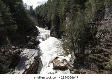 View Of The Ausable River At Ausable Chasm In Keeseville, New York