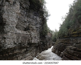 View Of The Ausable River At Ausable Chasm In Keeseville, New York