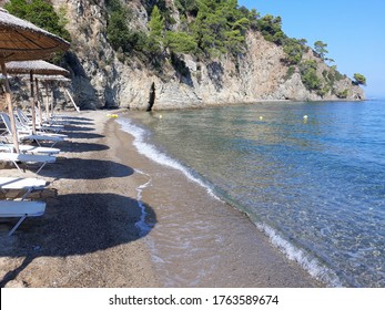 View Of Bahia Beach In Chalkidiki, Greece