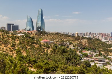 View Of Baku Skyline, Azerbaijan