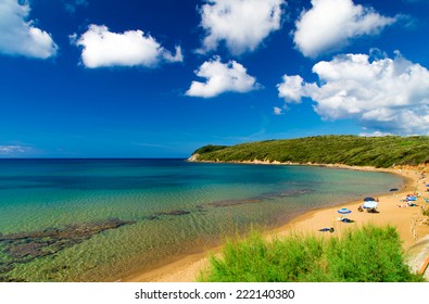 View Of Baratti Beach, Livorno, Tuscany Italy