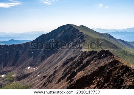 View of Bard Peak.  Front Range, Colorado Rocky Mountains