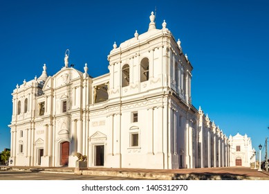 View at the Basilica of Assumption of the Blessed Virgin Mary in Leon, Nicaragua