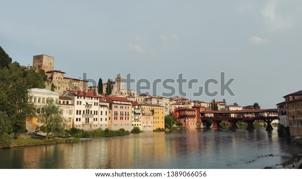 View Bassano Del Grappa His Ponte Stock Photo Edit Now 1389066056