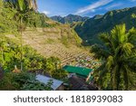 View of Batad rice terraces, Luzon island, Philippines