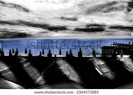 Image, Stock Photo bathcastle Clouds