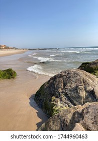 A view from a beach.
