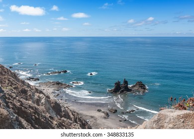 View Of The Beach Benijo, Tenerife, Spain