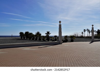 View From The Beach At Motril ,spain