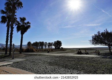 View From The Beach At Motril ,spain