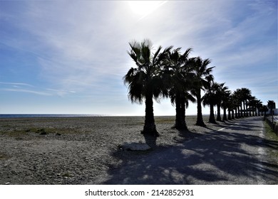 View From The Beach At Motril ,spain