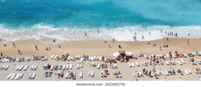 Vista de la playa de Turquía