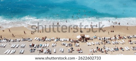 view of the beach of Turkey