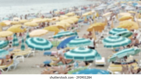 View of the beach-blurred