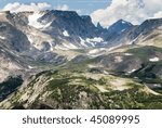 View of the Bears Tooth from the Beartooth Highway.