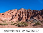 View of the beautiful Rainbow Valley (Valle del Arcoíris) at the Atacama Desert - Atacama, Chile