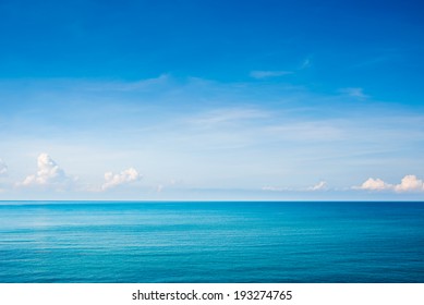 View of beautiful sky with sea 