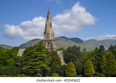 A View Of The Beautiful St. Marys Church In Ambleside, Cumbia.