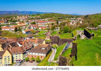 View of Belfort from the fortress - France