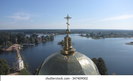 View from the belfry of the dome of the Cathedral Epiphany