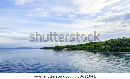 View at Benteng Jepang or Japan Fortress at Sabang Island Aceh indonesia 