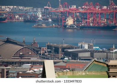 A View Of The Berea-westridge In Durban In Kwa-zulu Natal South Africa And The Habour In The Distance For A Fith Floor Building 