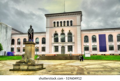 View Of The Bergen University Museum In Norway