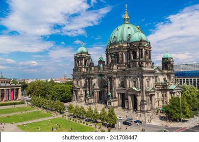 View of Berlin Cathedral in Berlin in beautuful summer day