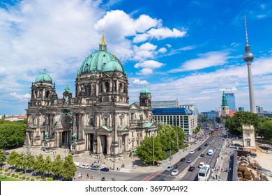 View of Berlin Cathedral in Berlin in beautuful summer day
