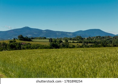 View Of Beskydy Mountains In Czech Republic