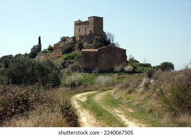 View of Besora Castle, Catalonia - Shutterstock ID 2240067505