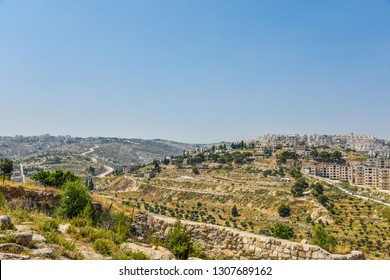 View Of Bethlehem In Israel