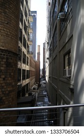 View between buildings