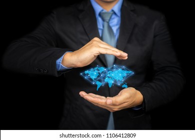 View of a BIG DATA title concept of Internet of things (IoT) with man graphical user digital interface transformation, Artificial Intelligence,offer IoT solution represented HUD - intelligent life - Powered by Shutterstock - Get 15% off with code: PIKWIZARD15