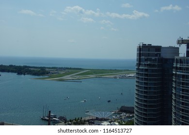 View Of Billy Bishop Toronto City Airport On Toronto Island