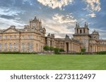 View of Blenheim Palace in Oxfordshire England