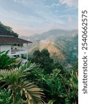 View of the Blue Mountains in Kingston, Jamaica 