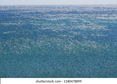 View At The Blue Sea On A Greek Island