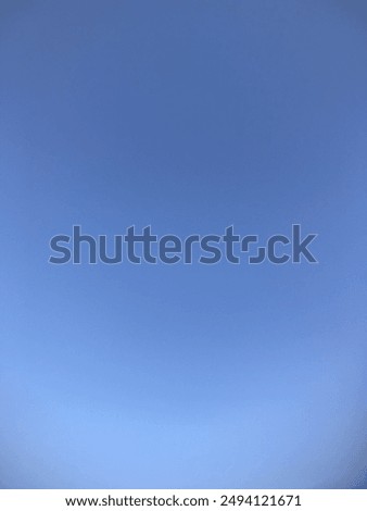 view of the blue sky without clouds