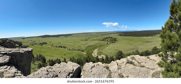A view from the bluff.