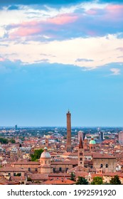 View of Bologna from Piazzale San Michele in Bosco, Bologna, Italy