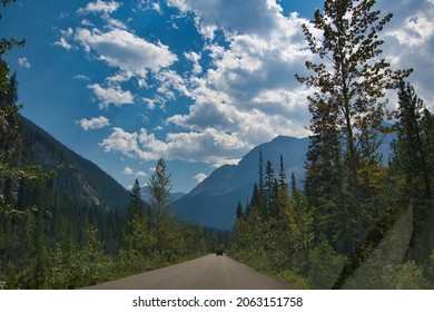 A View Of The Bow Valley Parkway.   