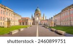 View of the Brandenburg parliament (Landtag), Potsdam, Germany