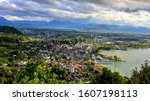 View of Bregenz from Pfänder, Austria