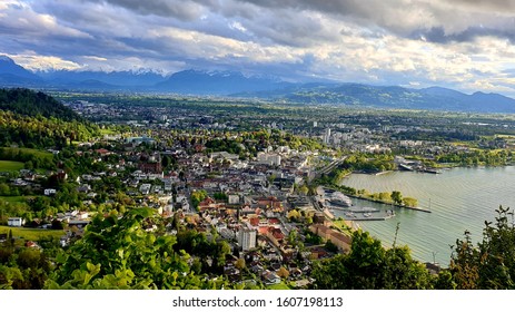 View Of Bregenz From Pfänder, Austria