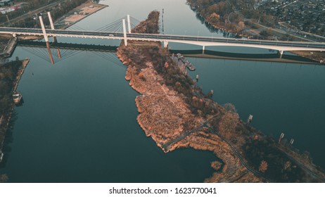 view of the bridge over the river