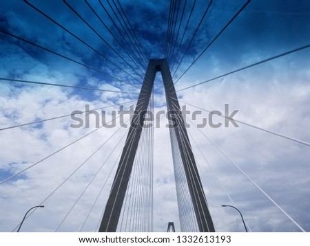 Similar – Erasmus brug Cloudless sky